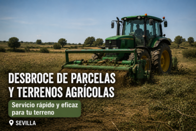 Desbroce de parcelas y terrenos agrícolas en Sevilla