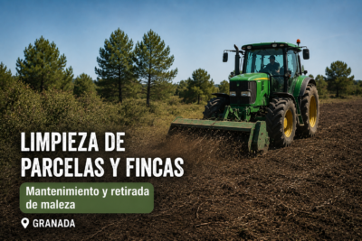 Limpieza de parcelas y mantenimiento de fincas en Granada