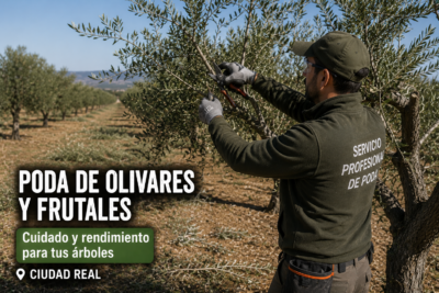 Poda de olivares y frutales en Ciudad Real