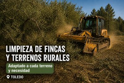 Servicio de limpieza de fincas y terrenos rurales en Toledo